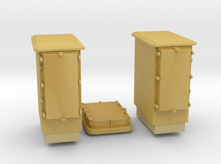 1/72 USN 3 inch 50 storage lckers & hatch set - distefan 3d print