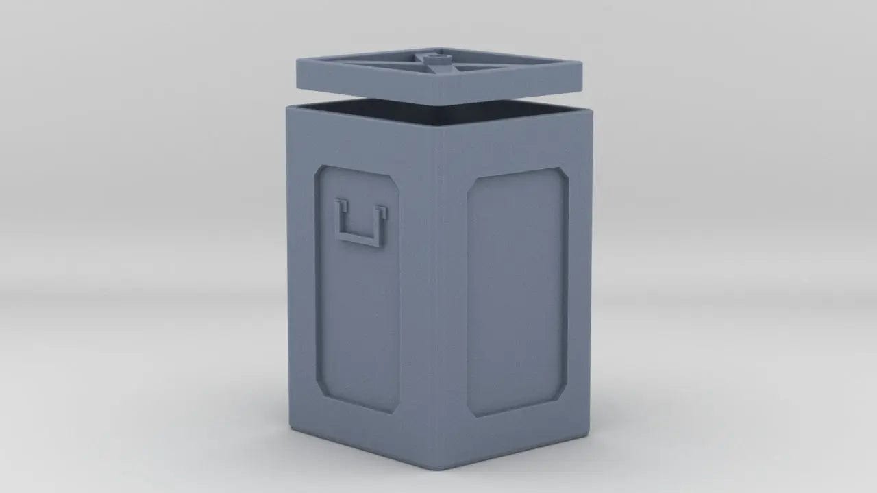1/72 USN 40mm Magazine Box Lid Open - distefan 3d print