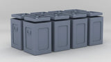 1/72 USN 40mm Open-Lid Storage Box Set (8pcs)