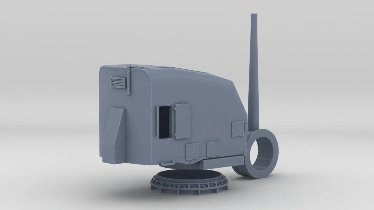 1/72 USN 5"/38 Cal. Gun Mounts Light Set - distefan 3d print