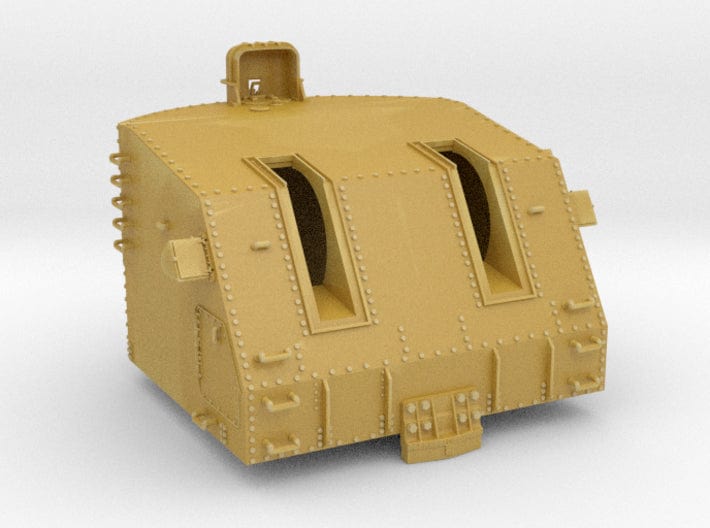 1/72 USN 5"/38 cal. Mk.38 Twin Mounts - distefan 3d print