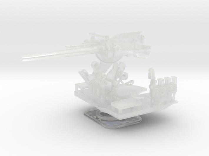 1/72 USN 5 inch 25 (12.7 cm) deck AA mount Kit - distefan 3d print
