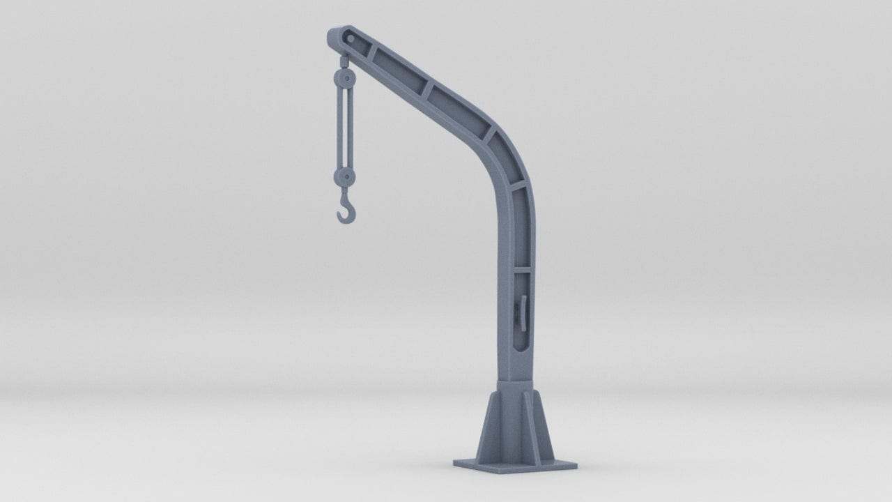 1/72 USN Depth Charge Crane - distefan 3d print