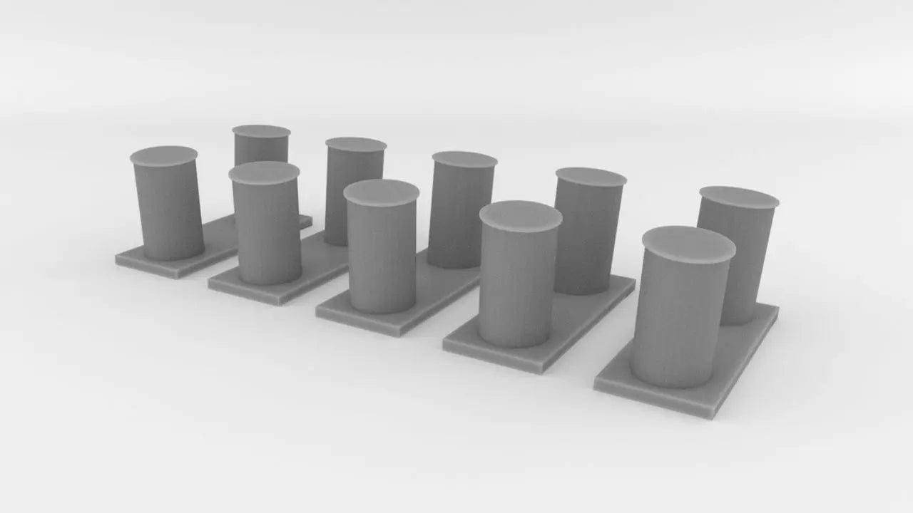 1/72 USN Destroyer Bollard Starboard Set - distefan 3d print
