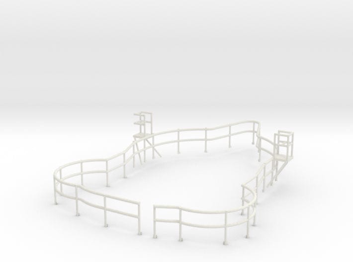 1/72 USN Fletcher roof railing round bridge v1 - distefan 3d print