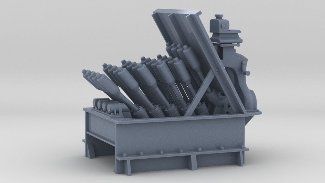 1/72 USN Hedgehog Thrower Mk10 (Distefan 3D Print)