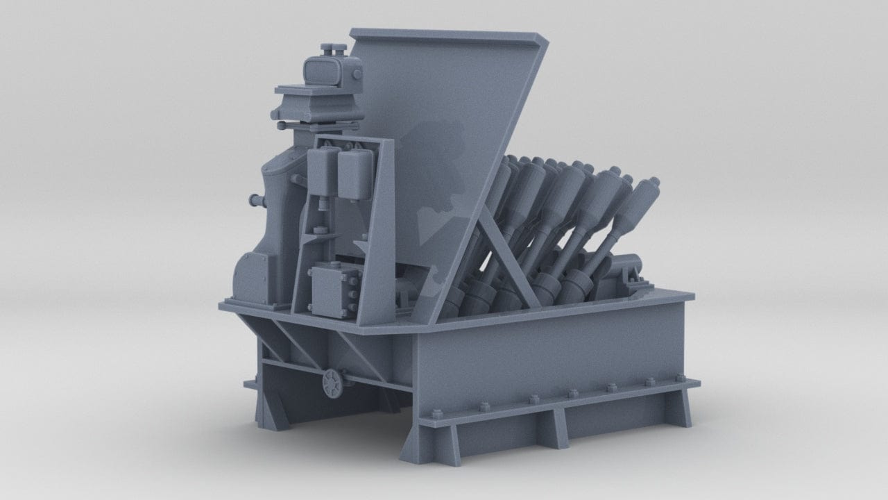 1/72 USN Hedgehog Thrower Mk10 (Distefan 3D Print)