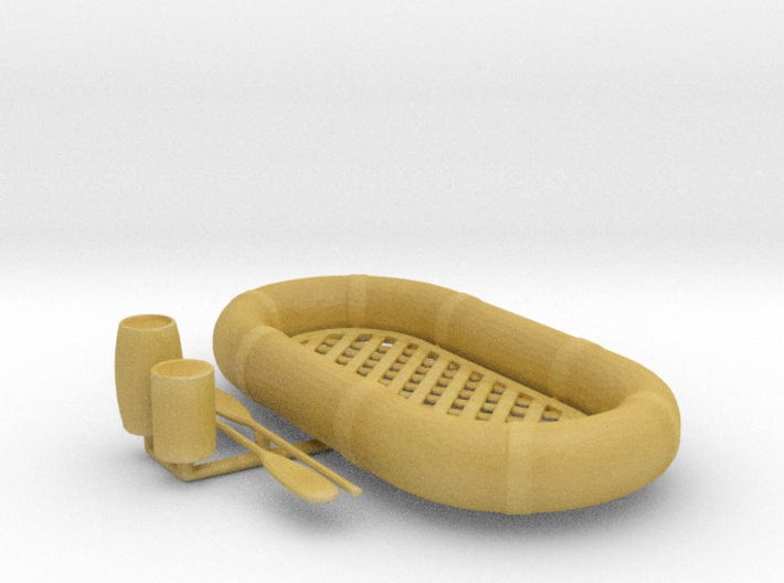 1/72 USN life raft oval Kit - distefan 3d print