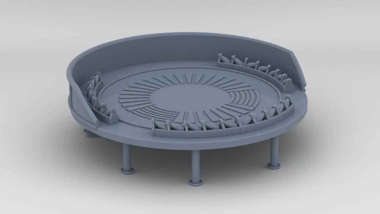 1/72 USN PGM Forward 4-inch Gun Tub - distefan 3d print