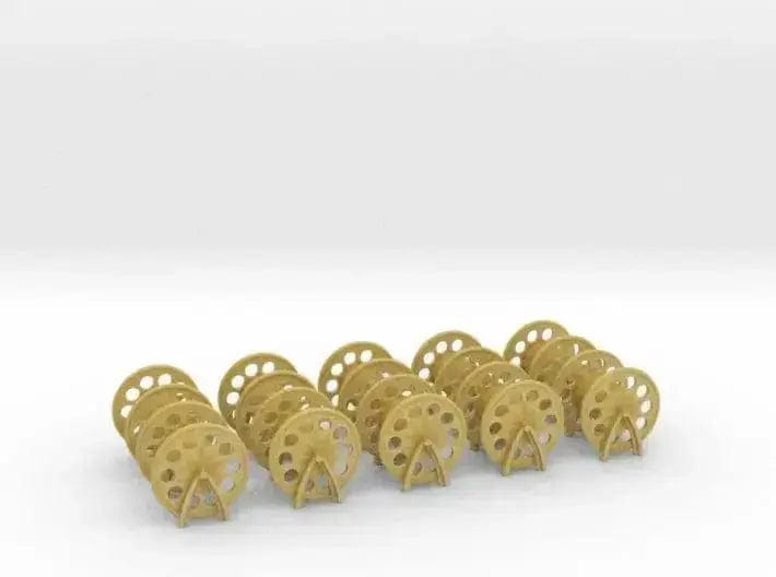 1/72 USN rope reels small set 10pcs - distefan 3d print