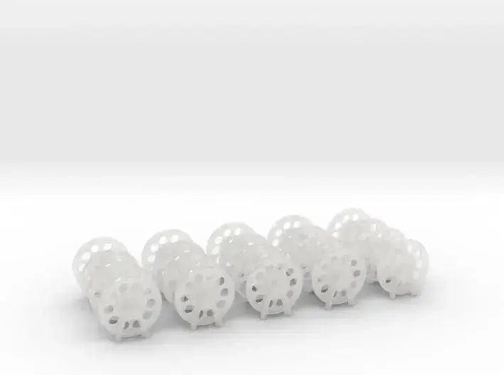 1/72 USN rope reels small set 10pcs - distefan 3d print