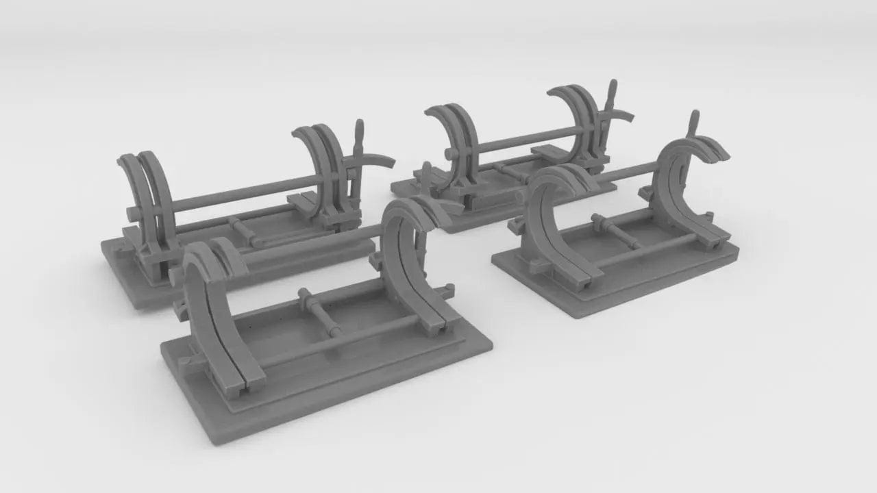 1/72 USN Torpedo Roll Off Racks Set - distefan 3d print