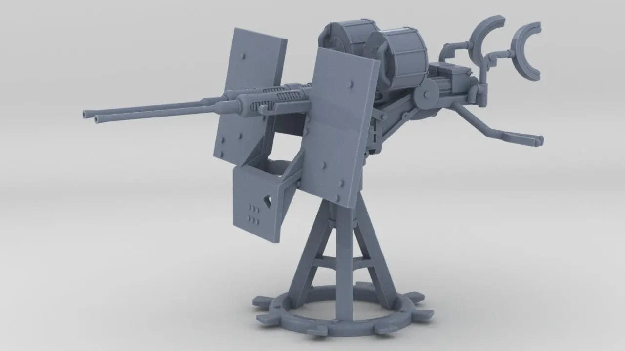 1/72 USN Twin 20mm Oerlikon Mk4 - distefan 3d print