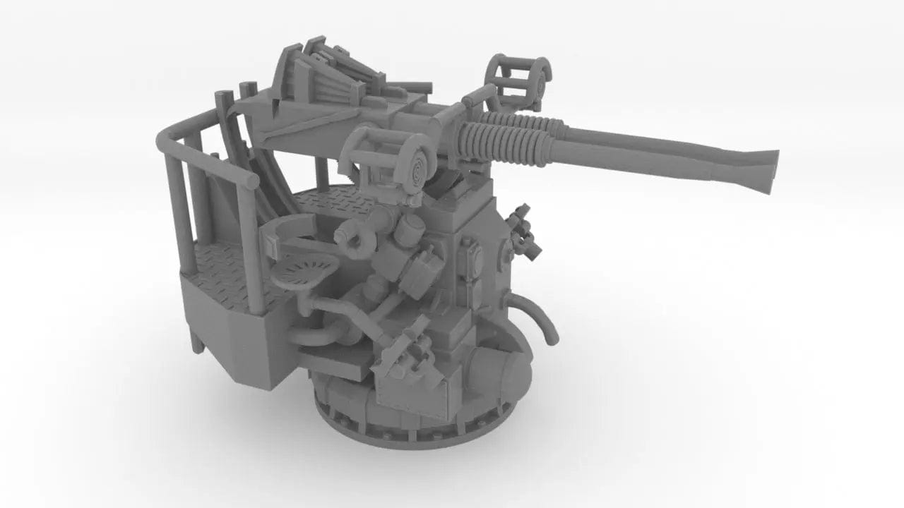 1/72 USN Twin 40mm Bofors Mount - distefan 3d print