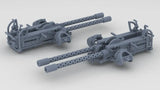 1/72 USN Twin .50-inch Browning M2 MG Set (2pcs)