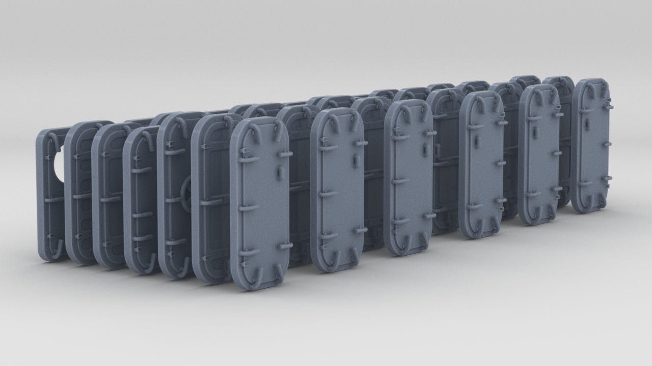 1/72 USN Watertight Doors w/ Handles Set (42pcs) - distefan 3d print