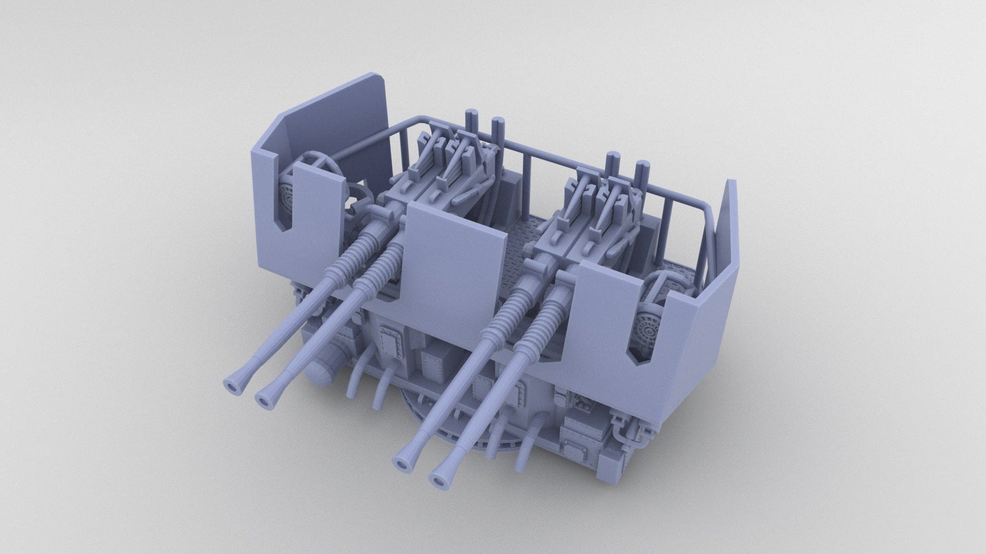 1/72 USS 40mm Bofors Quad Mount - distefan 3d print