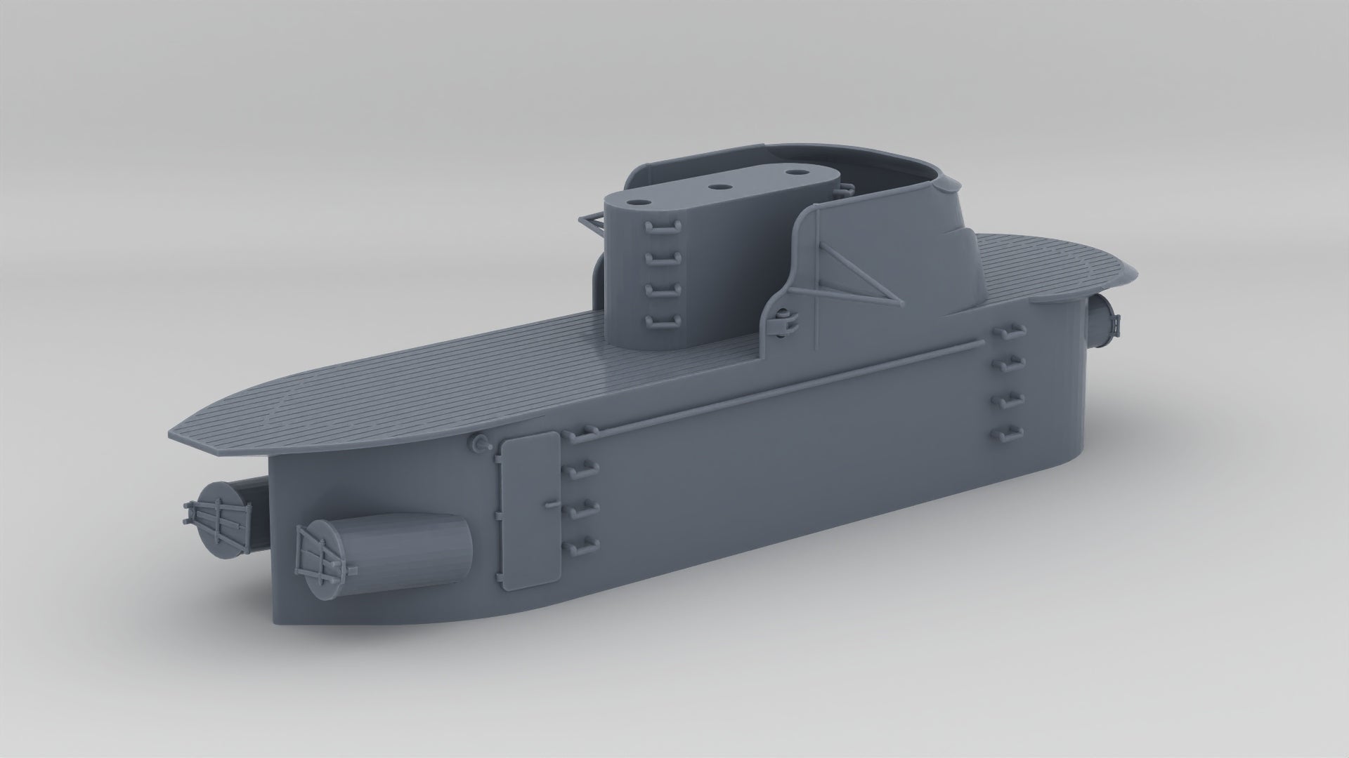 1/72 USS Balao Conning Tower - distefan 3d print