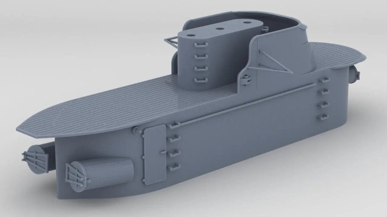 1/72 USS Balao - Conning Tower - distefan 3d print