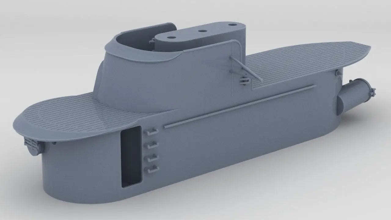 1/72 USS Balao - Conning Tower - distefan 3d print