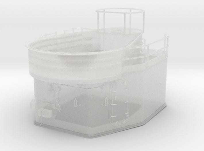 1/72 USS Fletcher aft 40mm tub platform Shapeways