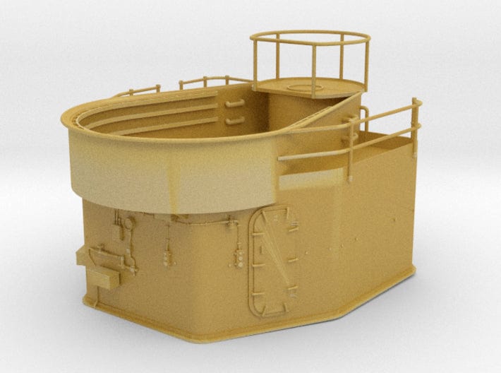 1/72 USS Fletcher aft 40mm tub platform - distefan 3d print