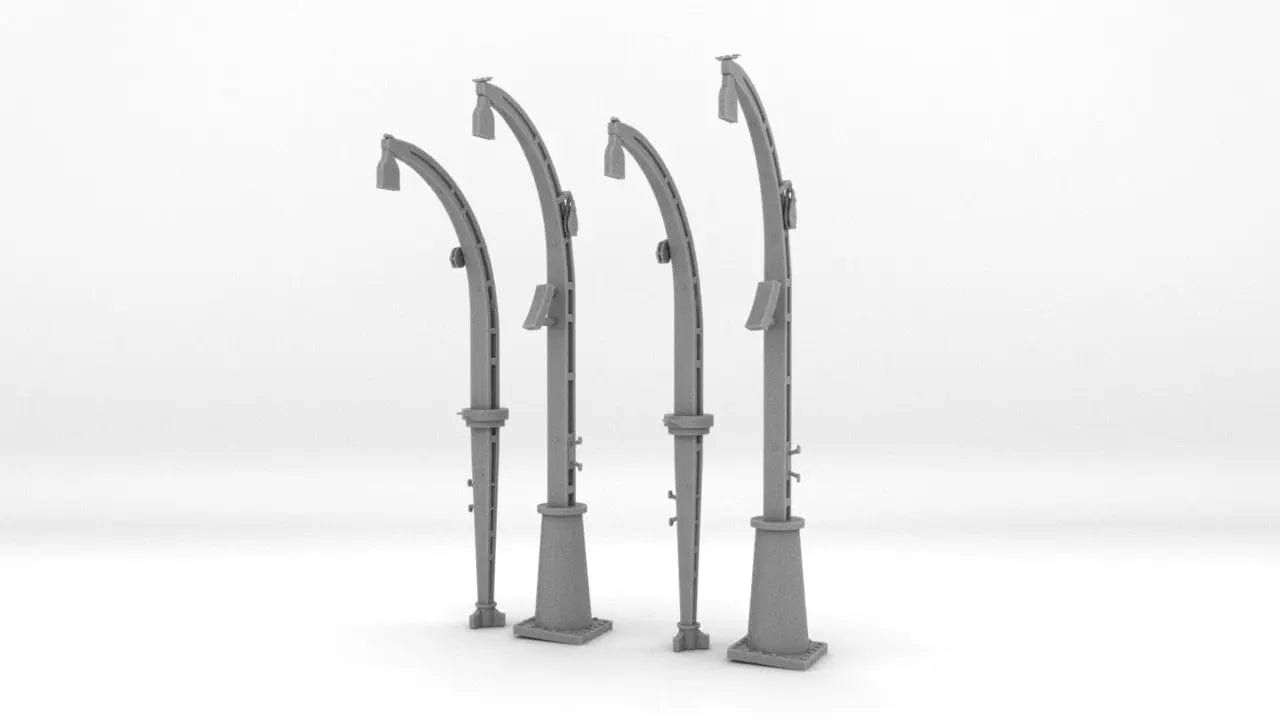 1/72 USS Fletcher Whaleboat Cranes Set - distefan 3d print