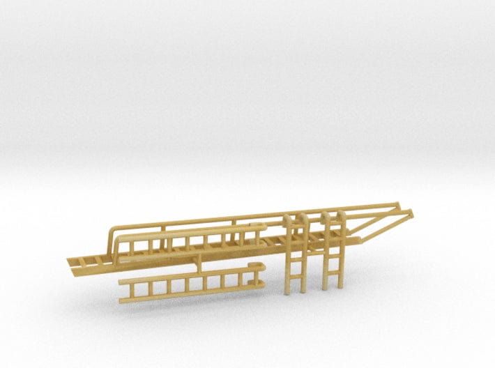 1/72 USS Helena searchlight platform ladders set - distefan 3d print