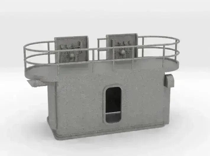 1/72 USS Kidd (DD-661) Amidships Deck 1 Deckhouse - distefan 3d print