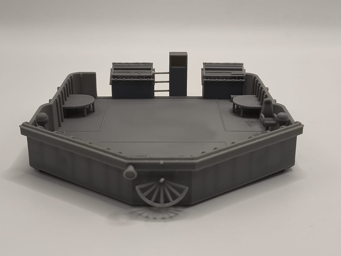 1/72 USS Kidd (DD-661) Forward Bridge (Upper Section) v2 Protosoon