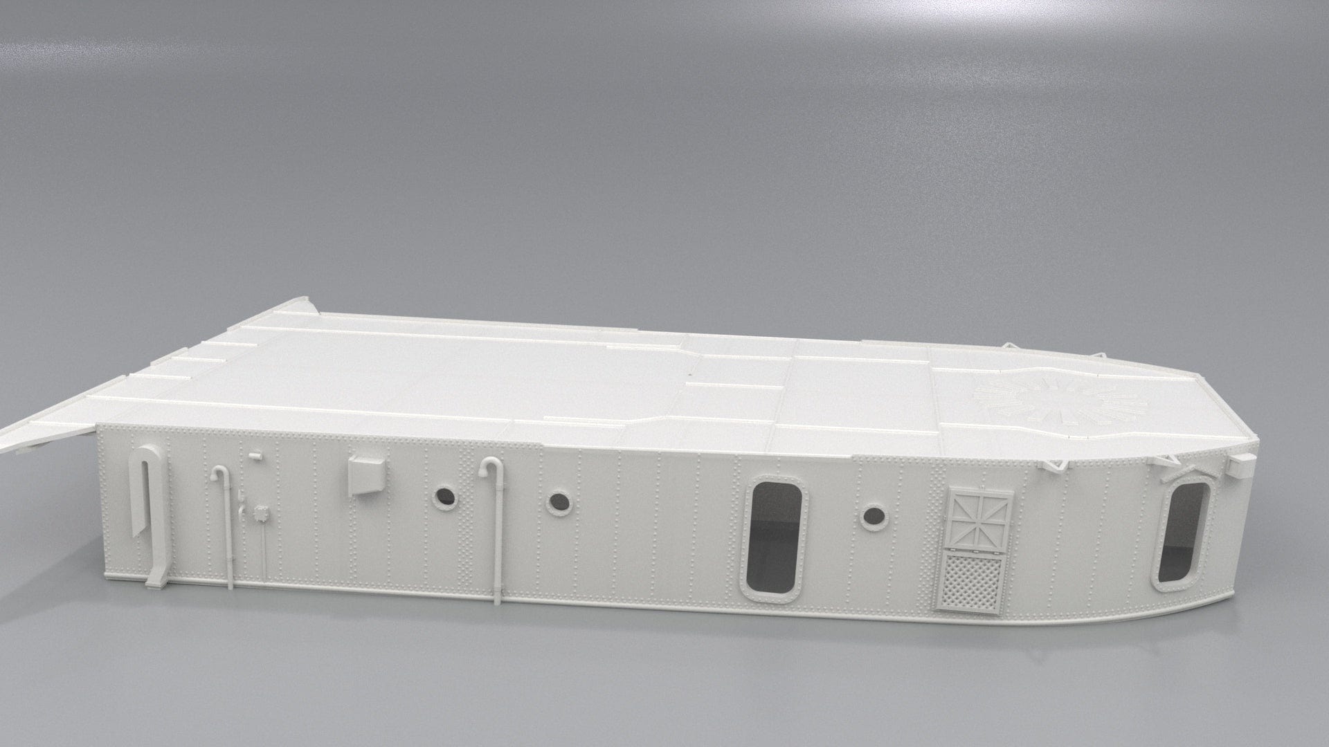 1/72 USS Kidd (DD-661) Forward Deck 1 - distefan 3d print