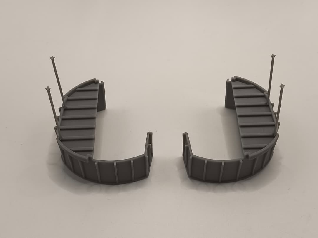 1/72 USS Kidd (DD-661) Forward Deck 1 Tub 20mm Set - distefan 3d print