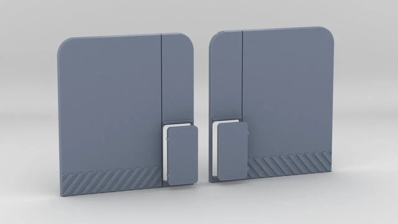 1/72 USS Oliver Hazard Perry Hangar Doors Set - distefan 3d print