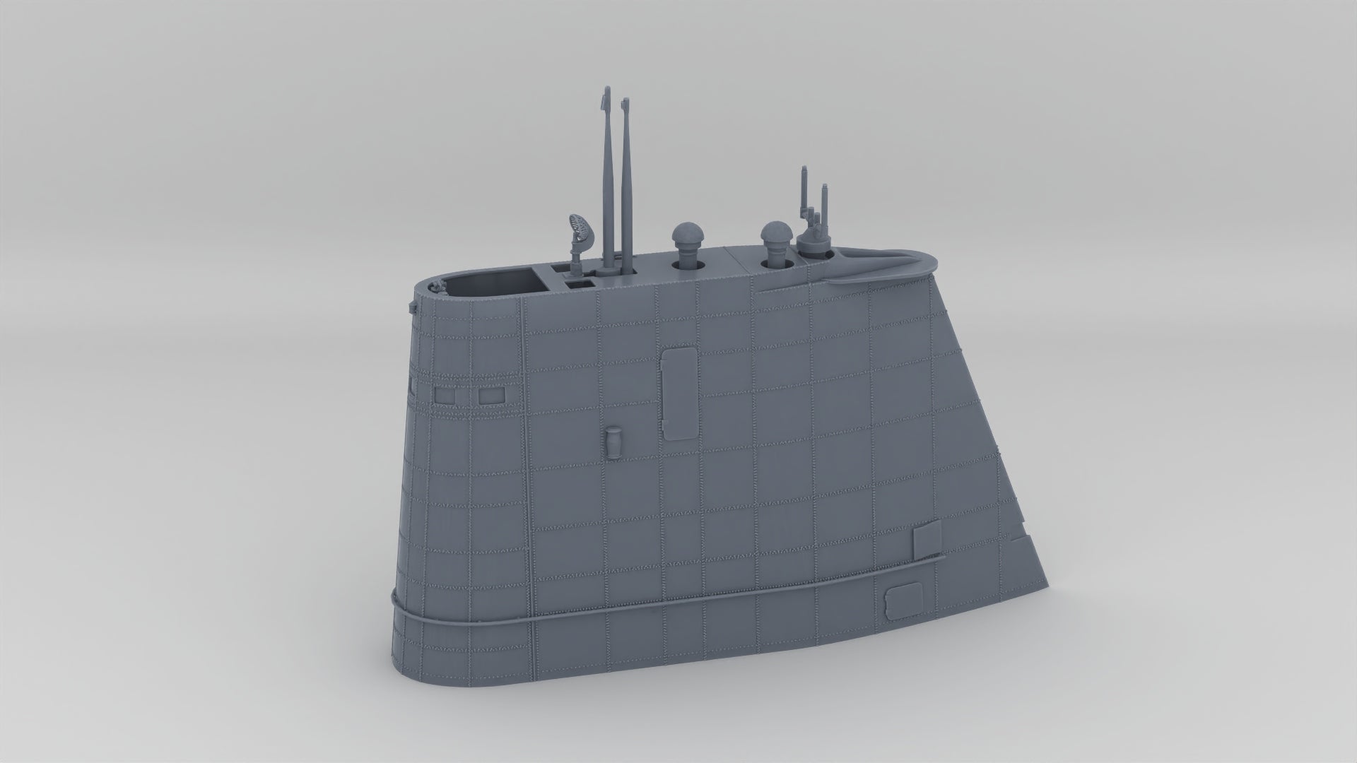 1/72 USS Razorback Fairwater - distefan 3d print – alternate view
