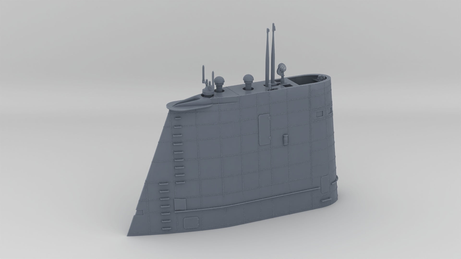1/72 USS Razorback Fairwater - distefan 3d print