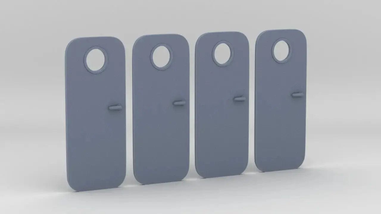 1/72 USS Sub Chaser Bridge Doors Set (4pcs) - distefan 3d print