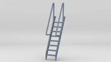 1/72 USS Ward Aft Deck House Stairs