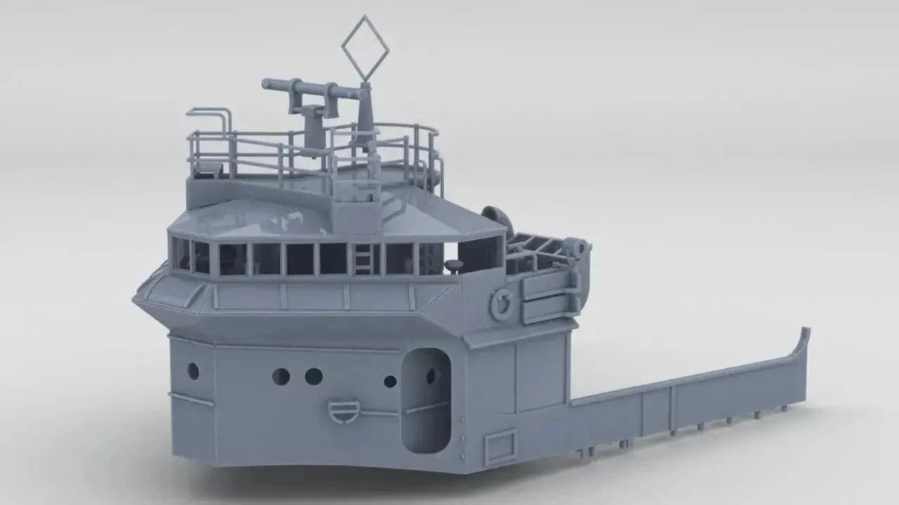 1/72 USS Ward Navigation Bridge - distefan 3d print