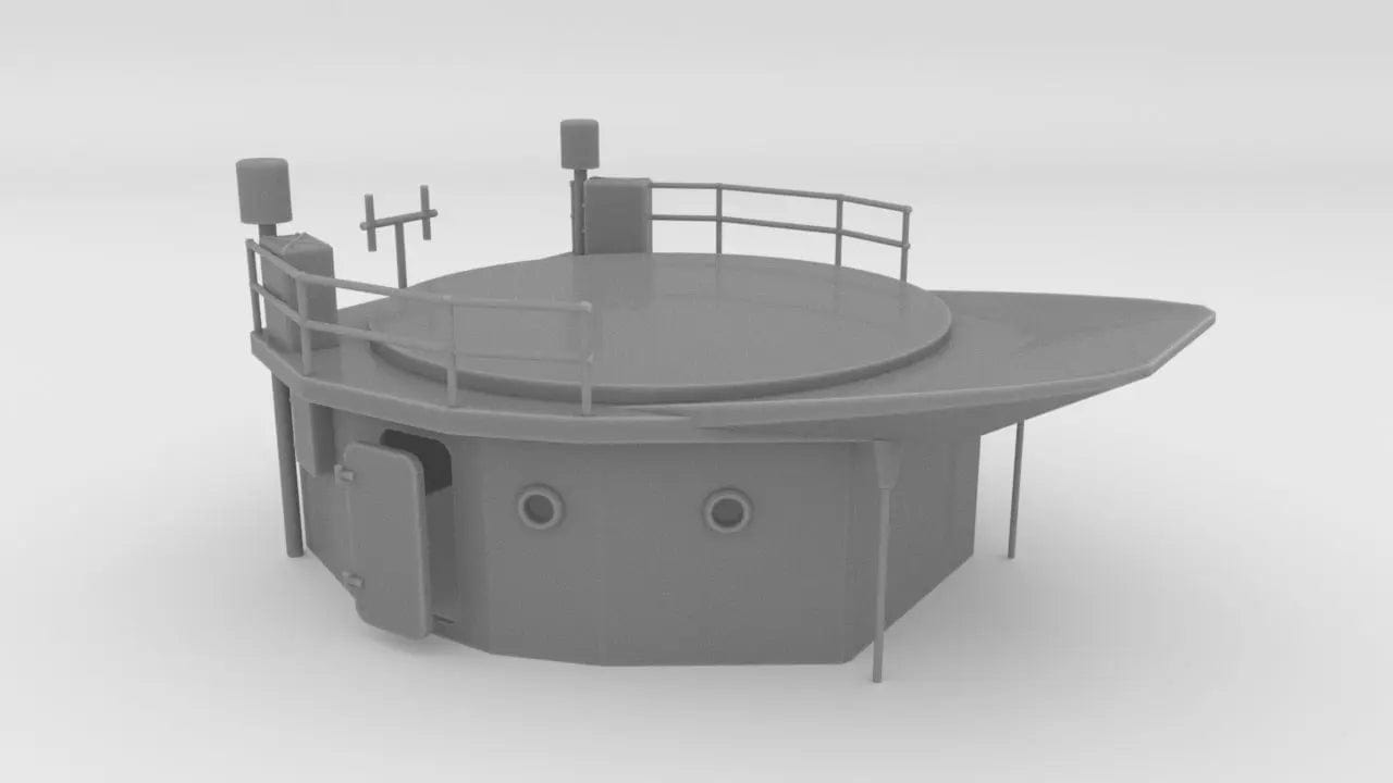 1/72 V&W-class destroyer Aft Platform - distefan 3d print