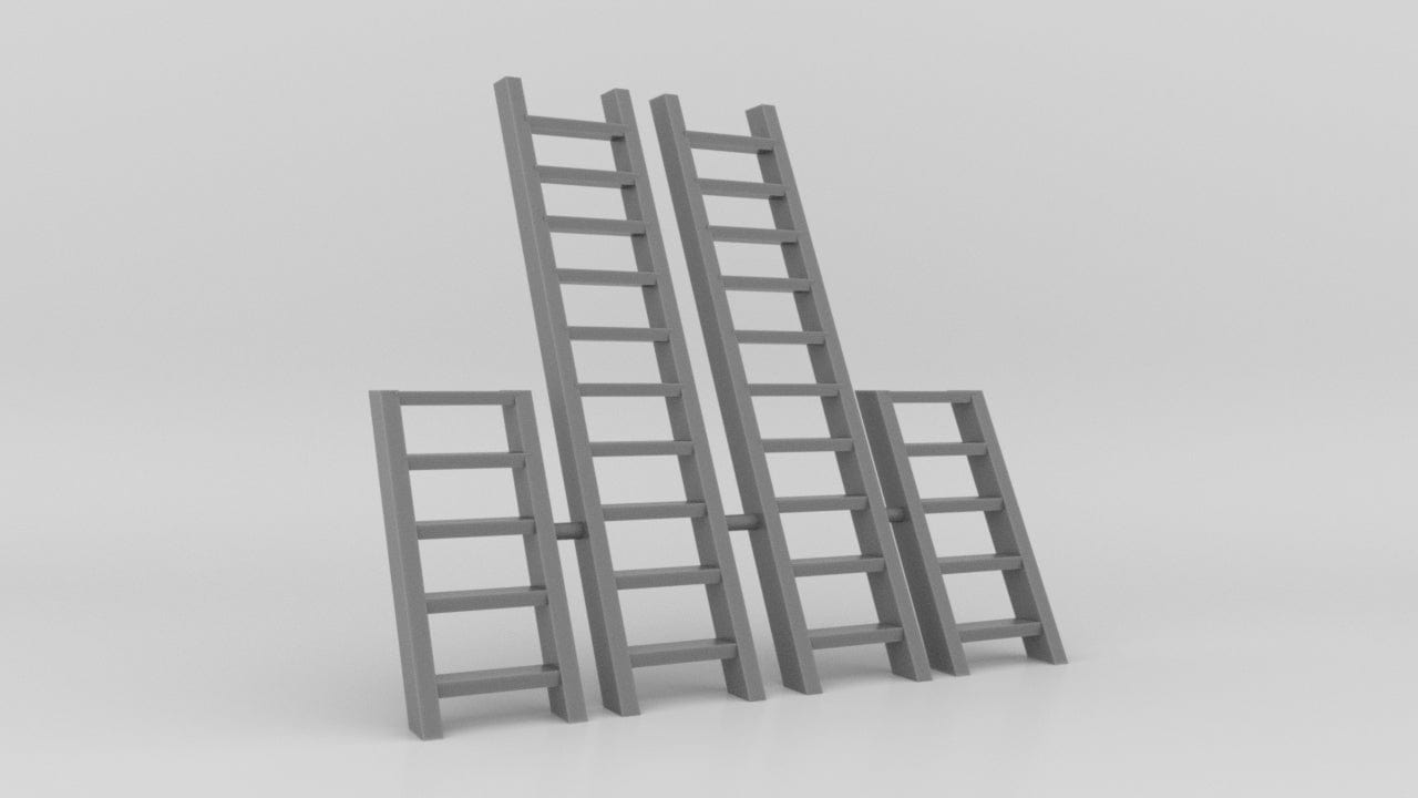 1/72 V&W Class Destroyer Forward Bridge Ladders Set 3dspro