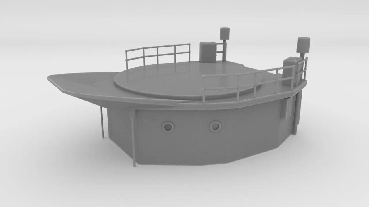 1/72 V&W-class destroyer Forward Platform - distefan 3d print