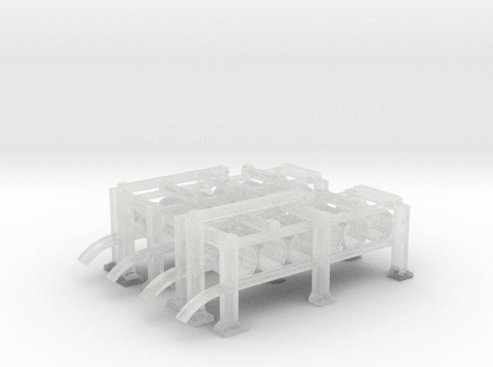 1/74 USS Sub Chaser Depth Charge Rack SET (Distefan 3D Print)