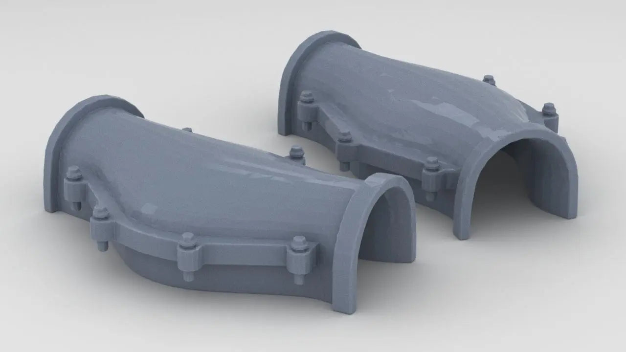 1/75 USN Chain Locker Covers Foredeck Set (2pcs) - distefan 3d print