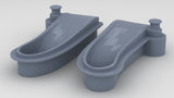 1/75 USN Destroyer Windlass Foredeck Set (2pcs)