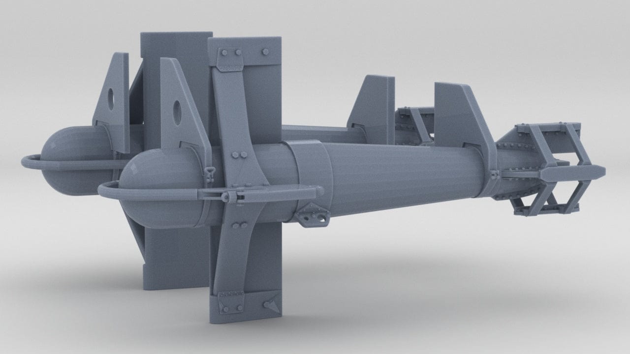 1/75 DKM Paravane Set (2pcs) - distefan 3d print