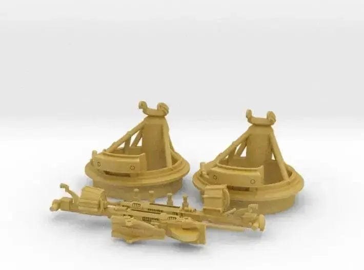 1/76 USN Pt Boat 20mm mount Mk-12 MOD1 2 sets - distefan 3d print