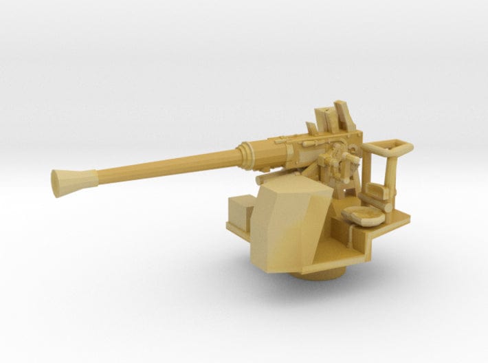 1/80 RN Single 40mm Bofors AA Gun - distefan 3d print