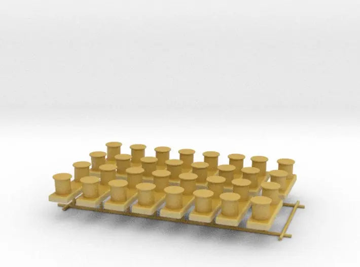 1/87 USS Iowa Class bollards set - distefan 3d print