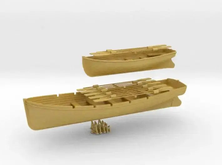 1/87 DKM 8m & 6m long boats set - distefan 3d print