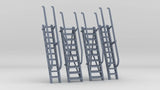 1/87 Germany Typical Ladders Set (4pcs)